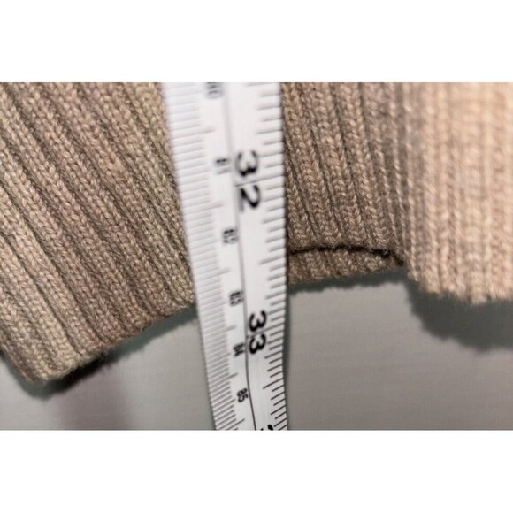 POLO RALPH LAUREN 1/4 ZIP PULLOVER SWEATER OATMEAL MENS XXL NEW - Picture 9 of 11